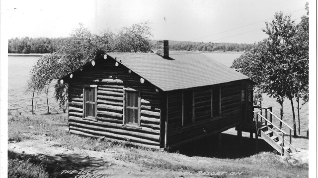 Log Cabin Circa 1949